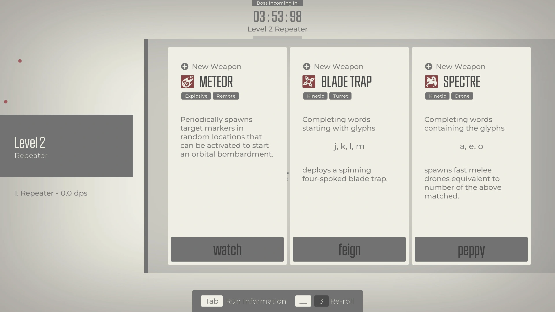 Glyphica: Typing Survival - screenshot 5